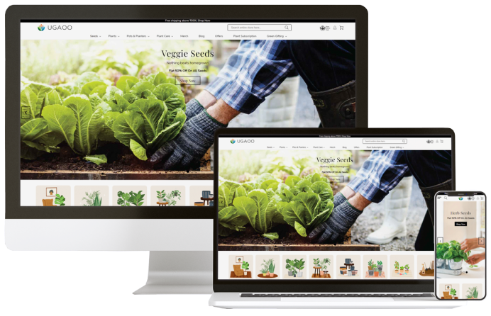Ugaoo Website Development