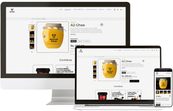 A2 Native Website Development